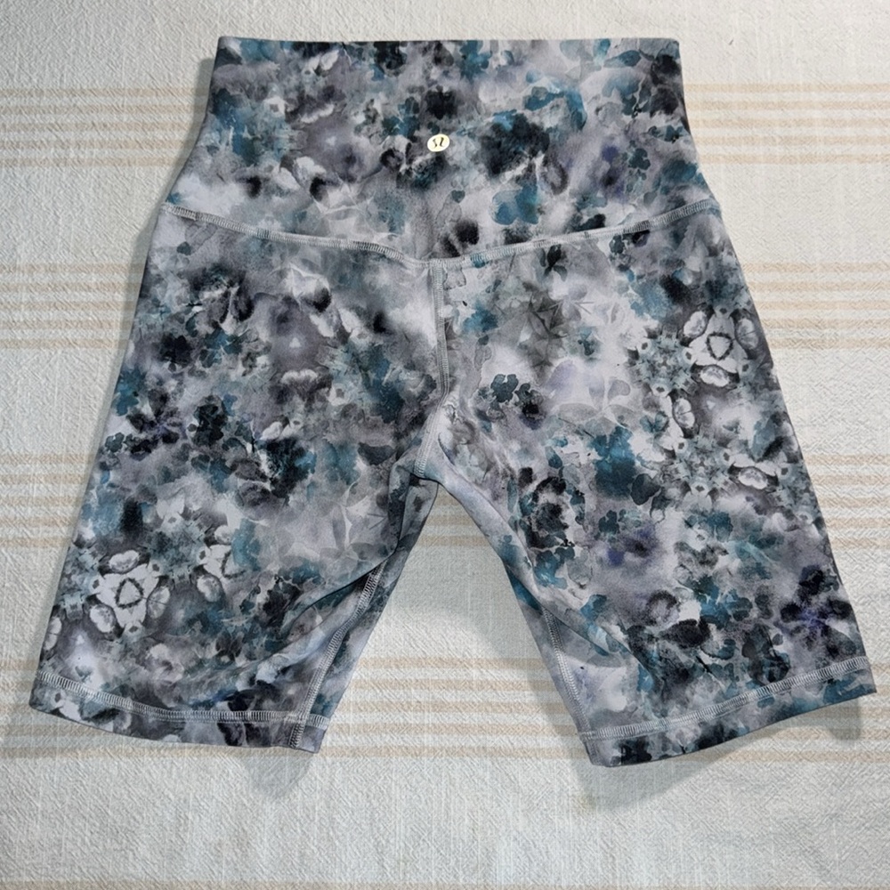 LULULEMON KALEIDOFLORAL MULTI ALIGN SHORT 6â NWOT - Picture 5 of 9